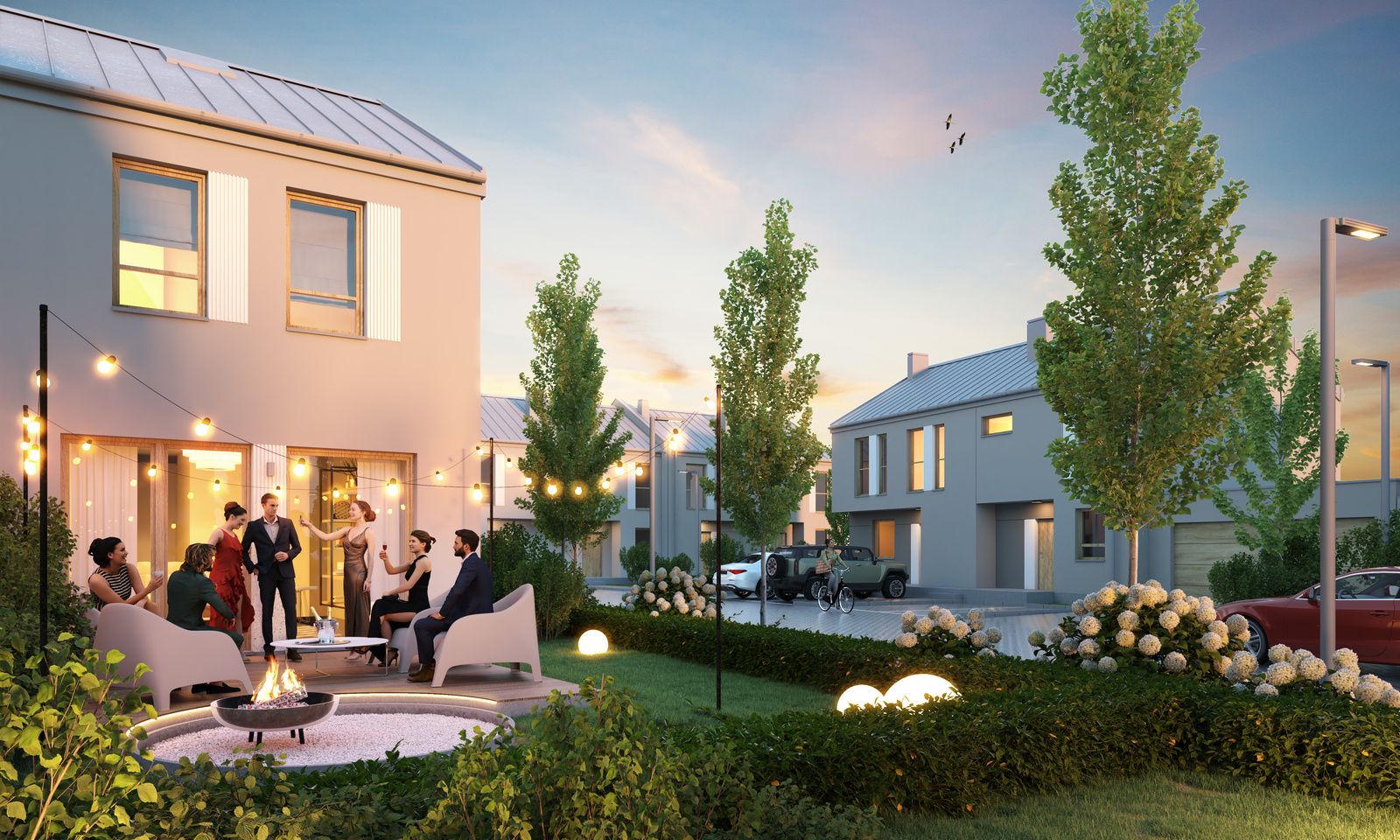 New development on sale – residential estate with a kindergarten – Nova Magdalenka 7 in Słomin