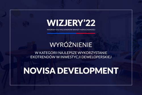 WIZJERY'22 - Novisa została wyróżniona w kategorii eco trendów