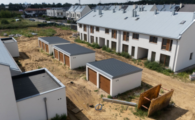 Ogrody Przyjaciół 5 – nowe domy na&nbsp;Białołęce. Postępy na&nbsp;budowie!