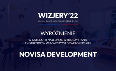 WIZJERY’22 – Novisa została wyróżniona w&nbsp;kategorii eco trendów