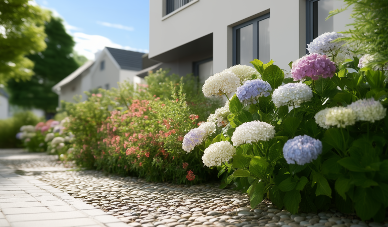 Tereny wspólne zaaranżowane przez&nbsp;architekta krajobrazu