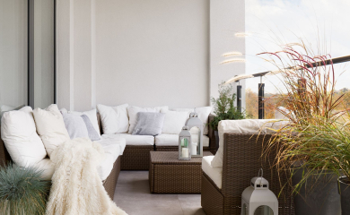 Zasady efektywnego zagospodarowania przestrzeni na&nbsp;balkonie czy&nbsp;ogródku