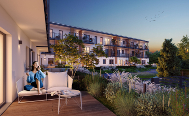 Apartamenty Przyjaciół готовы к заселению! Уютный жилой комплекс в зелёной части Бялоленки