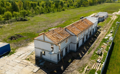 Osiedle Słoneczne – девелоперский проект под Варшавой – фотографии со стройплощадки