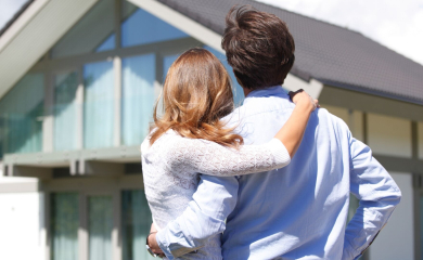 How does a mortgage loan for a property under construction work?