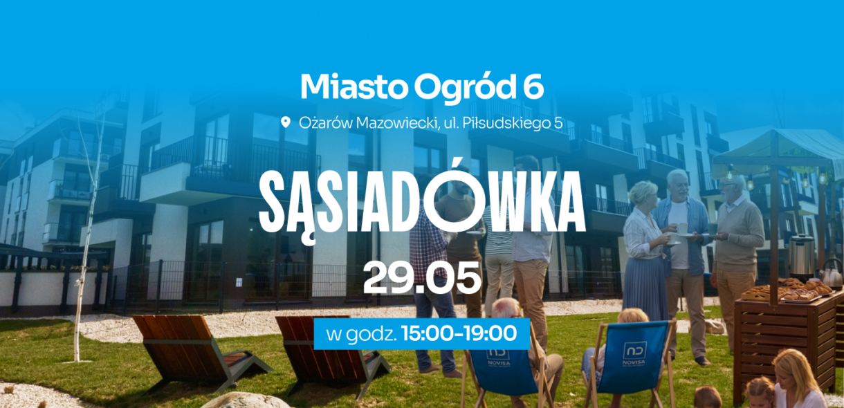Sąsiadówka 2026 – Miasto Ogród 6 laureatem konkursu Szczęśliwe Sąsiedztwa