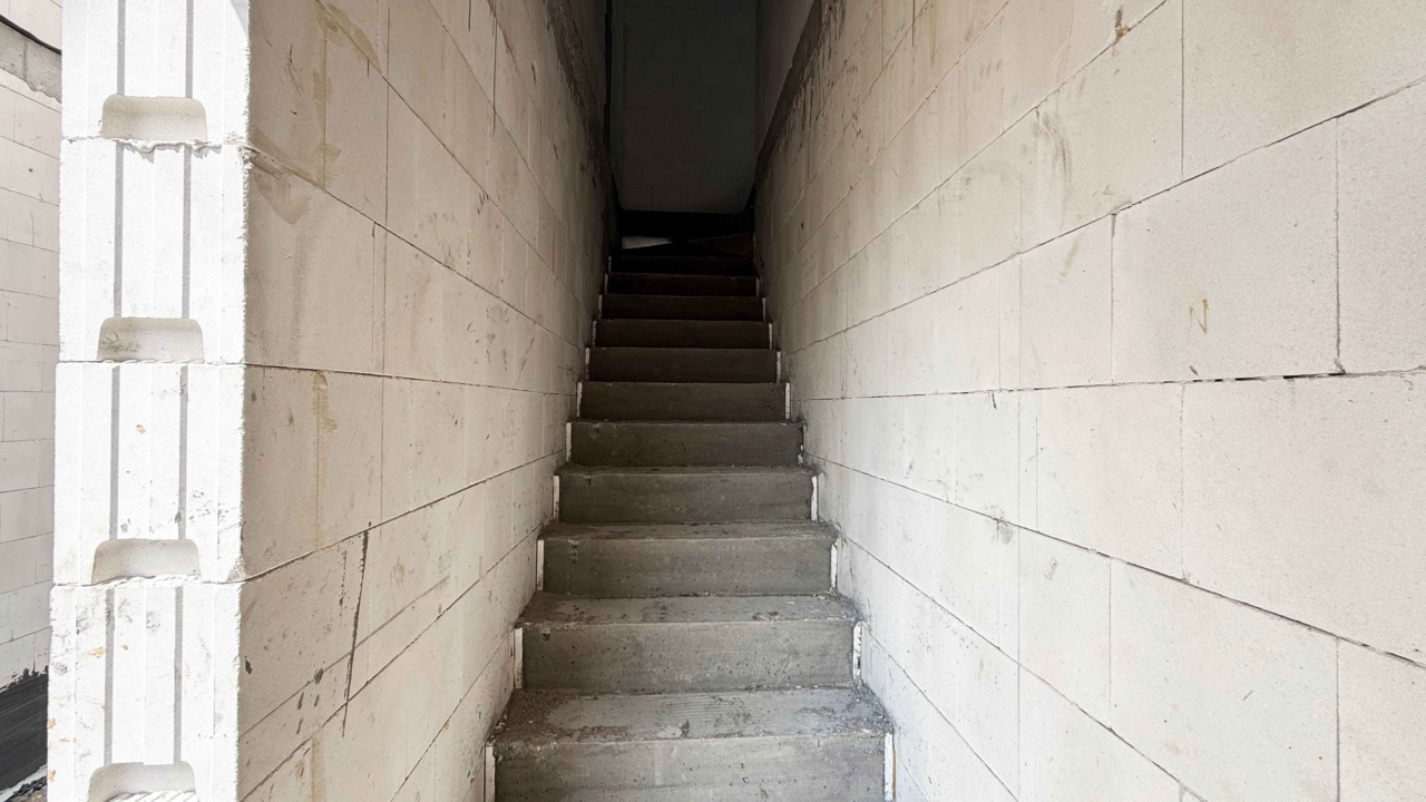 staircase in an apartment at Domy na Witosa estate in Radzymin under construction