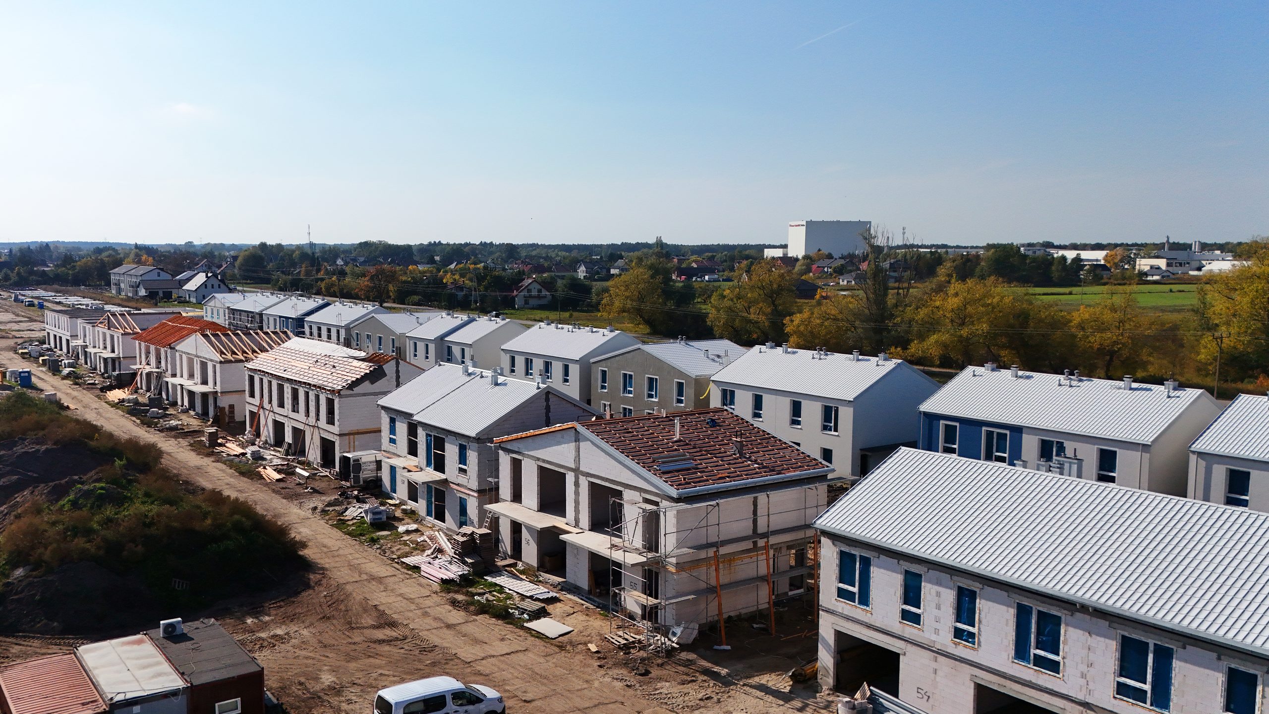 Progress of apartment construction in Radzymin – photo report Domy na Witosa