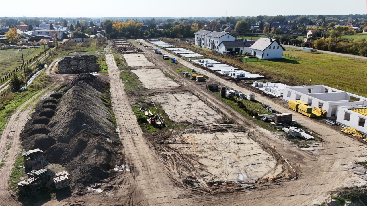 płyty fundamentowe i drogi osiedlowe Radzymin
